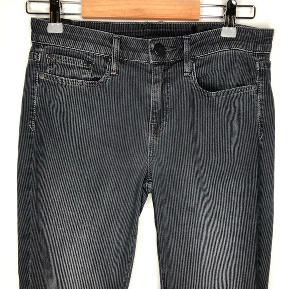 Vince Riley Grey Stripe Skinny Jeans - Picture 5 of 11